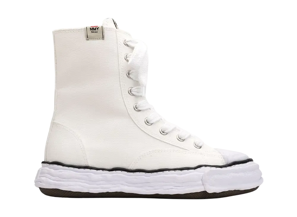 メゾンミハラヤスヒロ ピーターソン23 オリジナルソール キャンバス エクストラハイカット スニーカー "ホワイト" (A14FW728)