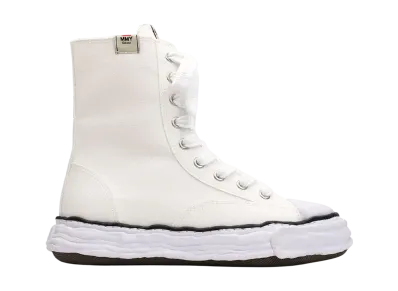 Maison MIHARA YASUHIRO PETERSON23 OG Sole Canvas Extra High-top Sneaker "White"