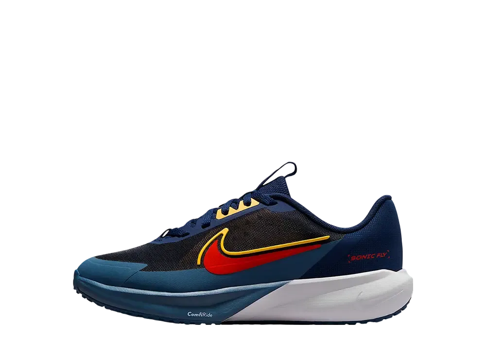 ナイキ GS ソニックフライ "ミッドナイトネイビー/レーザーオレンジ/バストグレー/ピカンテレッド" (キッズ)
