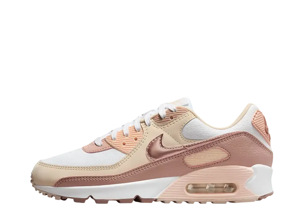 Nike Women's Air Max 90 "Particle Pink/Washed Coral/Pearl White"