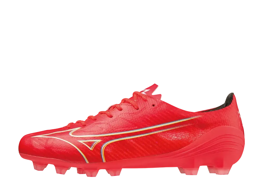 ミズノ アルファ プロ "フェアリーコーラル/ホワイト/ボルト"