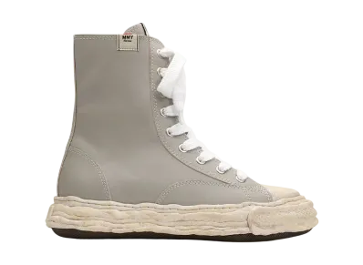 Maison MIHARA YASUHIRO PETERSON23 OG Sole Leather Extra High-top Sneaker "Gray"
