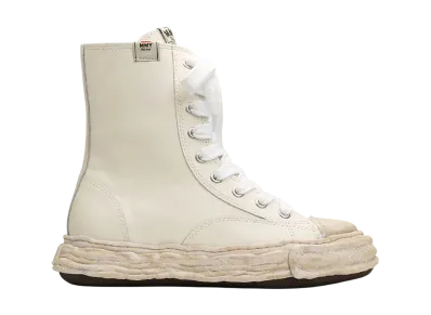 Maison MIHARA YASUHIRO PETERSON23 OG Sole Leather Extra High-top Sneaker "White"