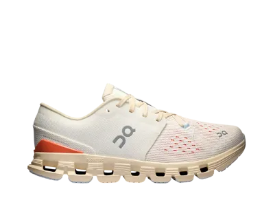 On Women's Cloud X 4 "Ivory/Salmon"