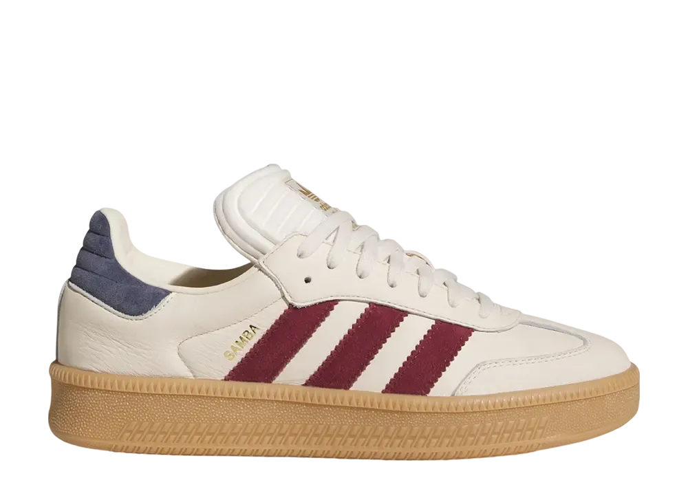 adidas Samba XLG "Wonder White/Shadow Red/Gold Metallic"