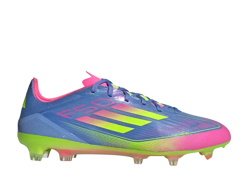 adidas F50 Pro FG Cleats "Blue Fusion/Lucid Lemon/Lucid Pink"