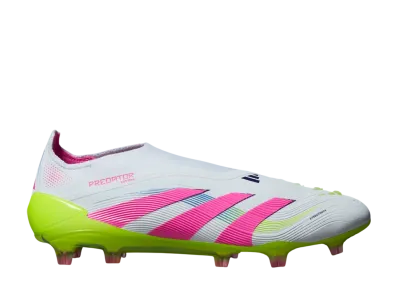 adidas Predator Elite FG Cleats "Cloud White/Lucid Pink/Lucid Lemon"