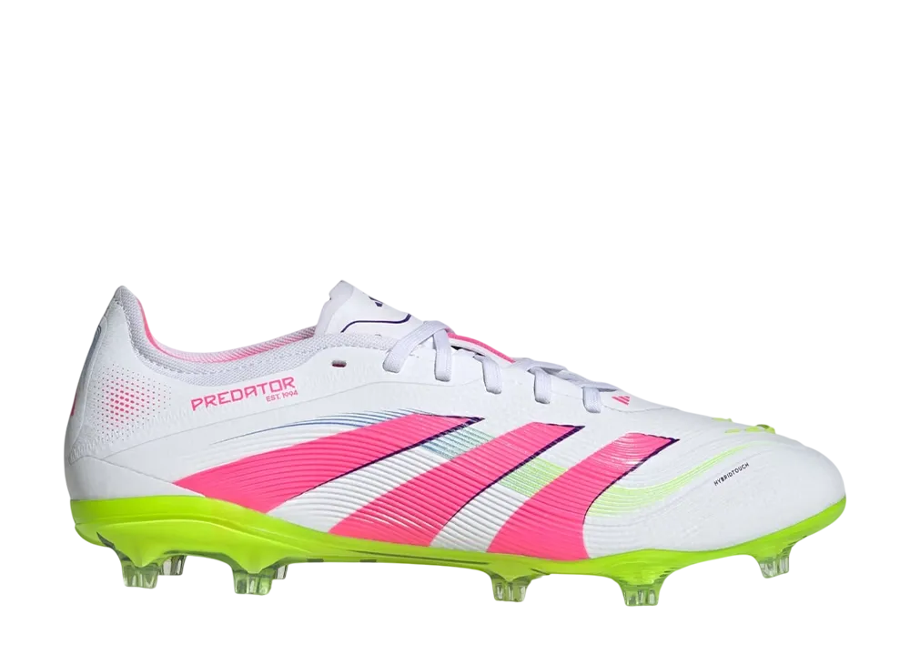 アディダス プレデター プロ FG スパイク "クラウドホワイト/ルシッドピンク/ルシッドレモン"