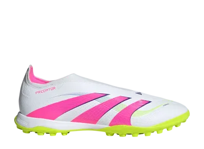 adidas Predator League Laceless TF "Cloud White/Lucid Pink/Lucid Lemon"