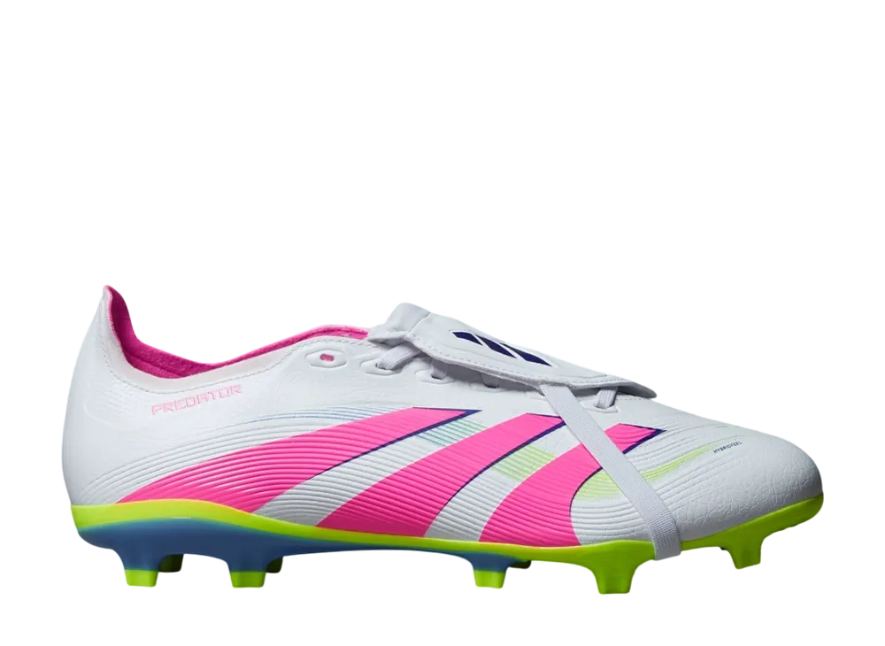 アディダス プレデター リーグ フォールドオーバー タン ファーム/マルチグラウンド スパイク "クラウドホワイト/ルシッドピンク/ルシッドレモン"
