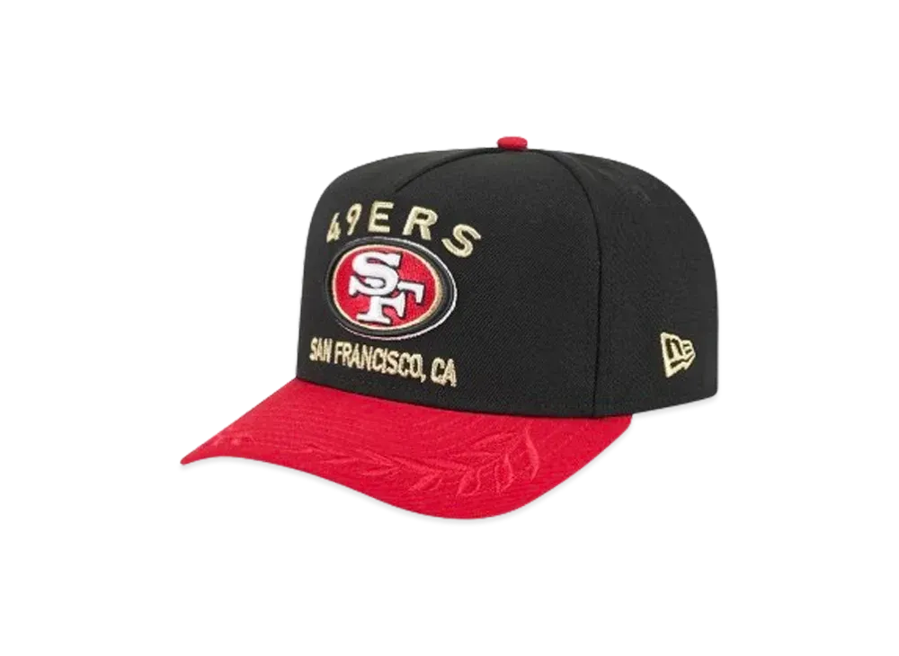 NEW ERA 9Fifty A-Frame NFL Draft 2025 San Francisco 49ers "Black/Red"