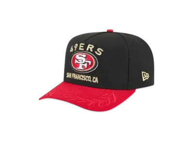 NEW ERA 9Fifty A-Frame NFL Draft 2025 San Francisco 49ers "Black/Red"