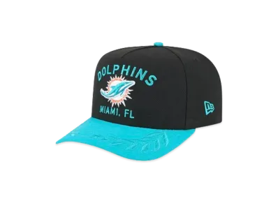 NEW ERA 9Fifty A-Frame NFL Draft 2025 Miami Dolphins "Black/Teal Blue"