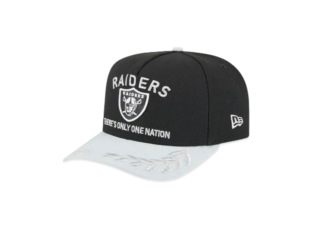 NEW ERA 9Fifty A-Frame NFL Draft 2025 Las Vegas Raiders "Black/Gray"