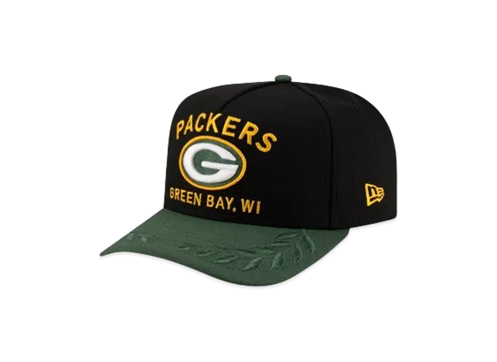 NEW ERA 9Fifty A-Frame NFL Draft 2025 Green Bay Packers "Black/Green"
