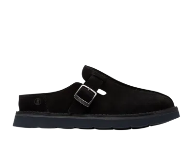 Clarks Solsbury Mule "Black Suede"
