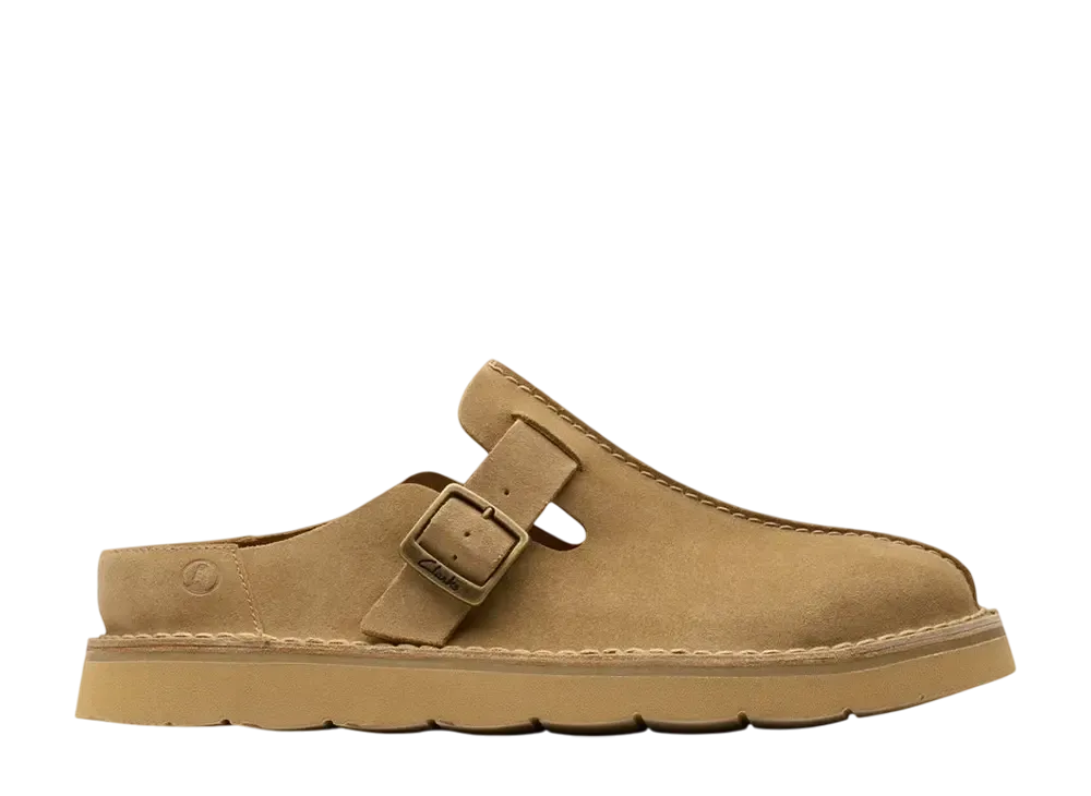 クラークス ソルスブリーミュール "ダークサンドスウェード"