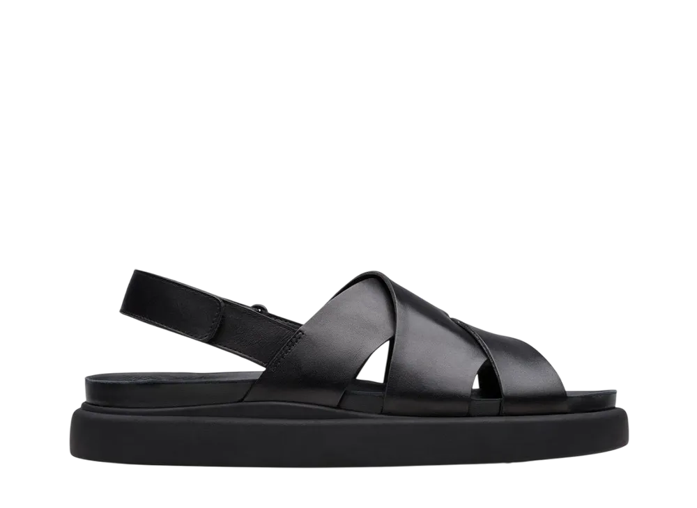 クラークス ウィメンズ アリステラサン "ブラックレザー"