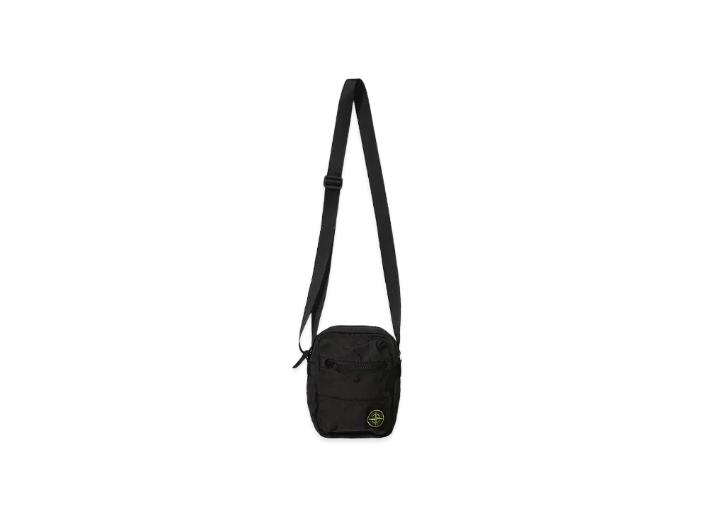 STONE ISLAND CROSS BODY BAG "LEAD GREY"