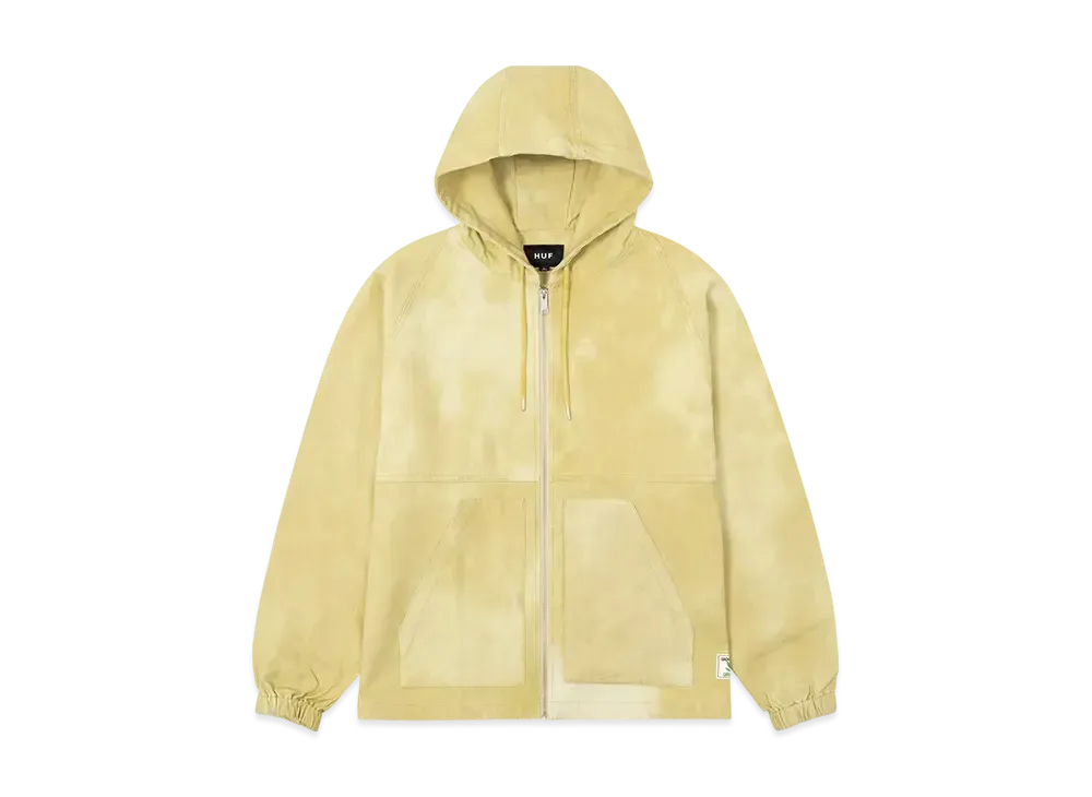HUF Garden Center Pigment Dyed Canvas Jacket "Yellow"