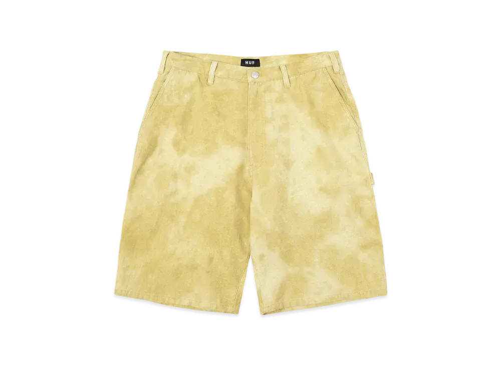 HUF Garden Center Pigment Dyed Work Short "Yellow"