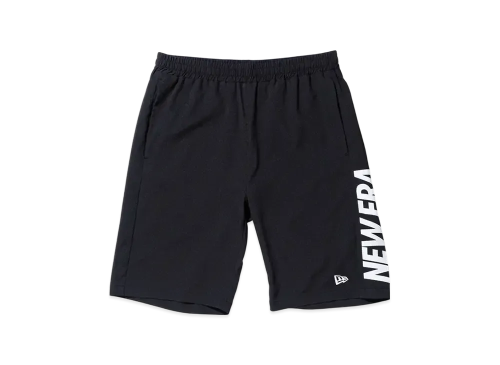 NEW ERA Performance Apparel Crosswear Short Pants Wordmark Logo "Black"