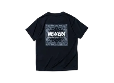 NEW ERA Performance Apparel Youth Short Sleeve Tech T-Shirt Paisley "Black"