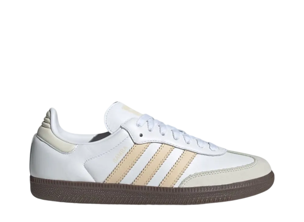 アディダスオリジナルス ウィメンズ サンバ OG "クラウドホワイト/サンドストレータ/オフホワイト"