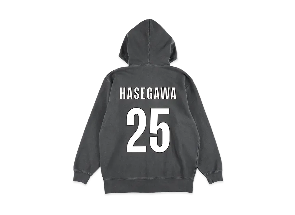 WIND AND SEA Man City Zip Up Sweatshirt (Hasegawa) "Black"