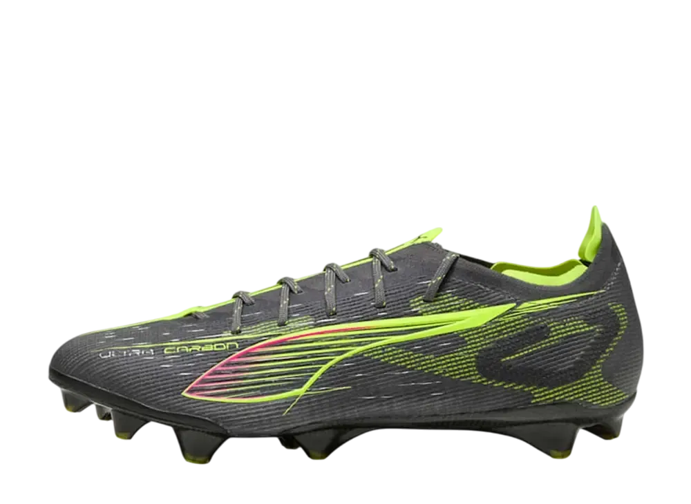 プーマ ウルトラ5 カーボン FG "マットエイジドシルバー/イエローアラート/サンストラック"