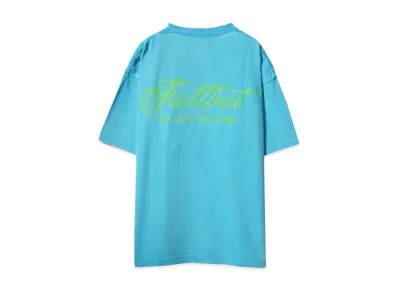 TAIN DOUBLE PUSH FULL BET SHORT SLEEVE T-SHIRTS "BLUE"