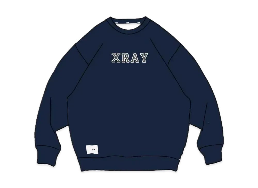 WTAPS Academy / Sweater / Cotton / XRAY "Navy"