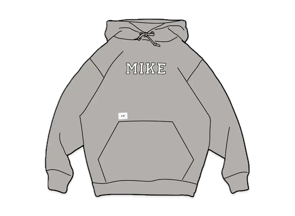 WTAPS Academy / Hoody / Cotton / MIKE "Ash Gray"