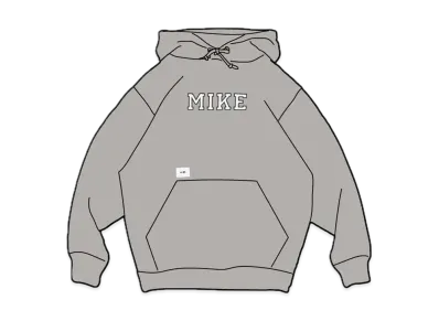 WTAPS Academy / Hoody / Cotton / MIKE "Ash Gray"