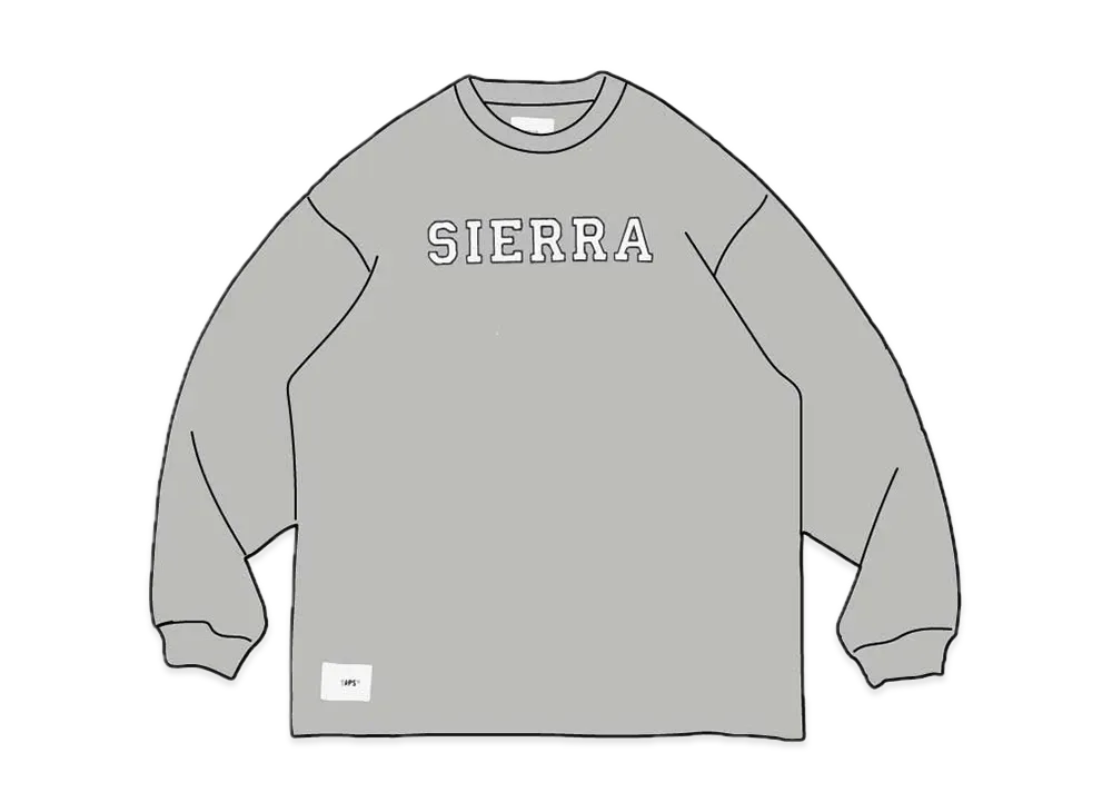 WTAPS Academy / LS / Cotton / SIERRA "Ash Gray"