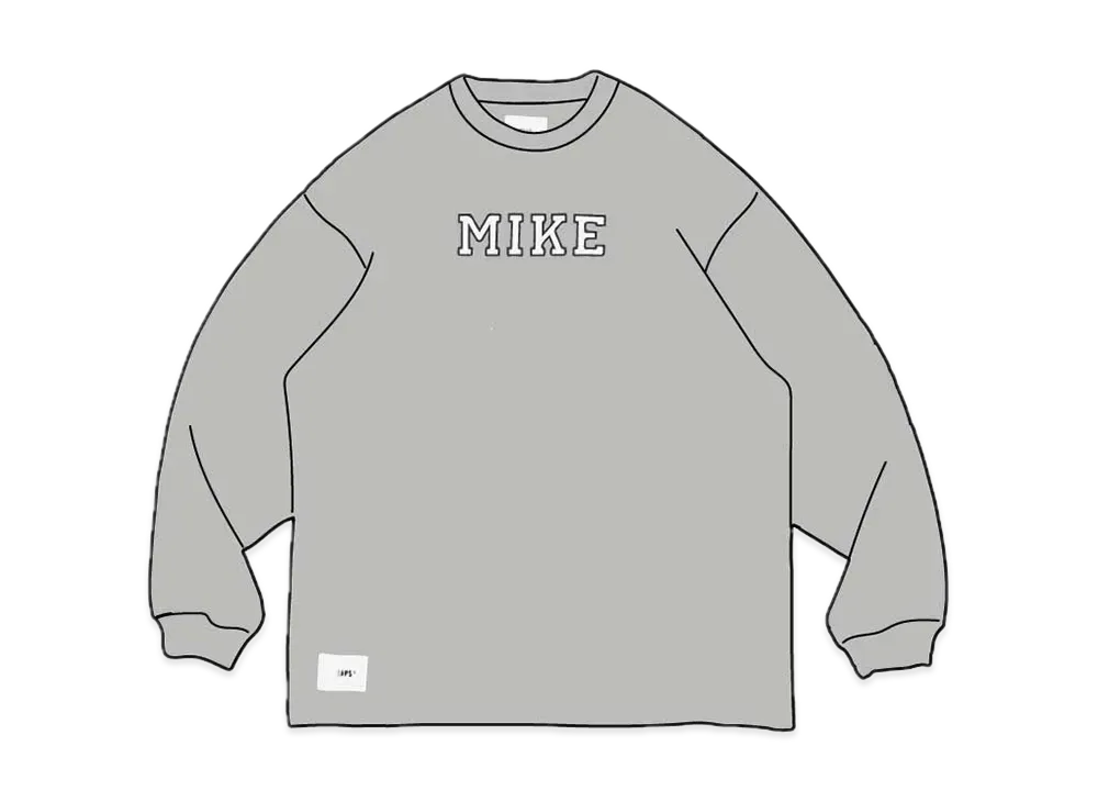WTAPS Academy / LS / Cotton / MIKE "Ash Gray"