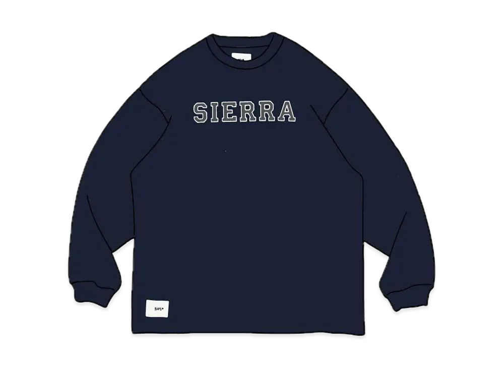 WTAPS Academy / LS / Cotton / SIERRA "Navy"