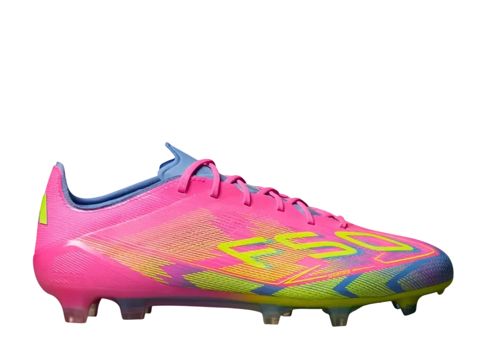 adidas F50 Elite FG Cleats "Lucid Pink/Lucid Lemon/Blue Fusion"