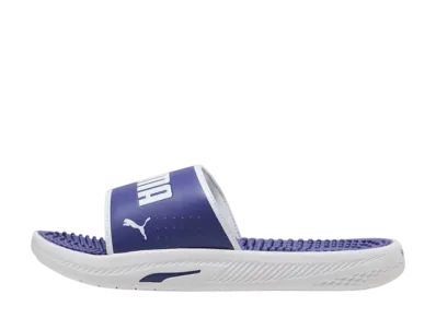 Puma Softride Slide Message "Blue Crystal/Puma White"