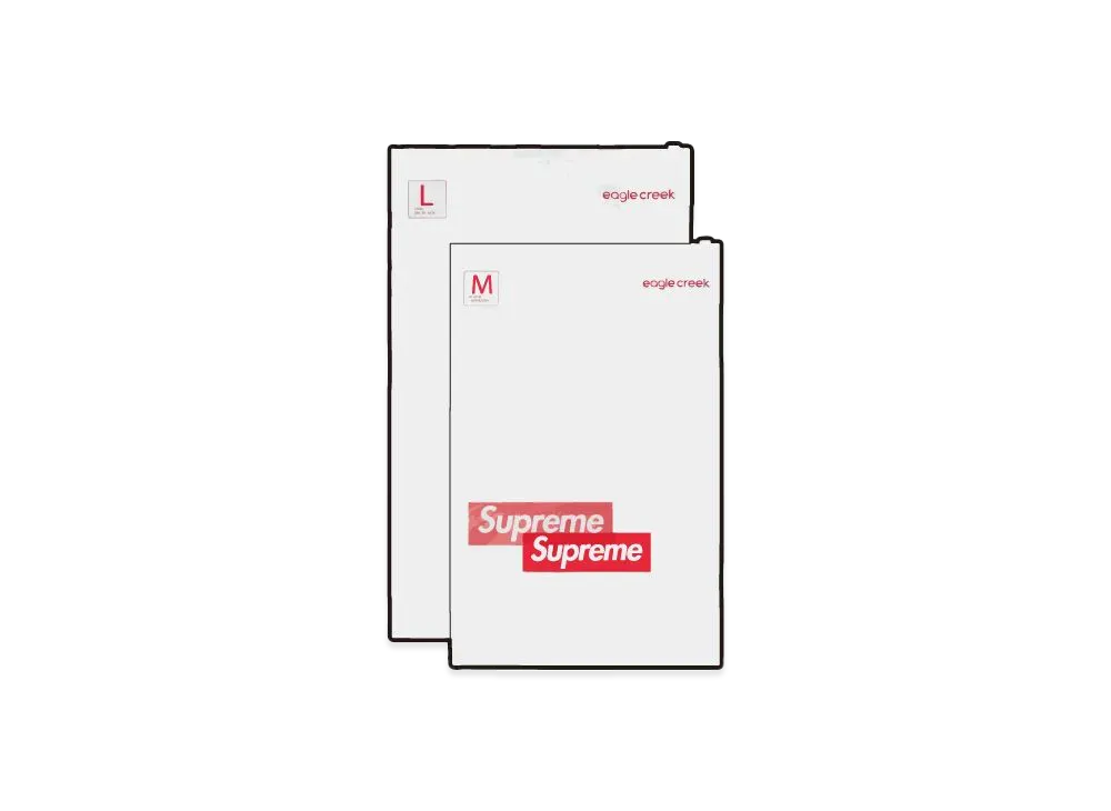 Supreme x Eagle Creek Pack-It Compression Bags (Set of 2) "Clear"