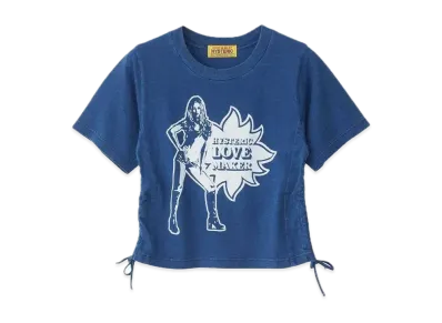 HYSTERIC GLAMOUR Love Maker Chibi T-Shirt "Dark Indigo Blue"