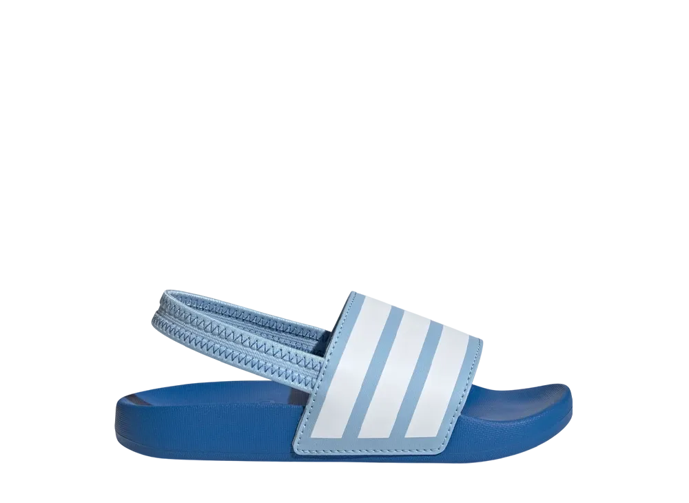 アディダス PS アディレッタ ストラップ スライド "クリアスカイ/クラウドホワイト/ブライトロイヤル" (キッズ)