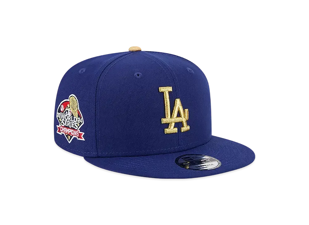 MLB Los Angeles Dodgers 2025 Gold Collection Men's New Era 9Fifty Snapback Hat "Royal"