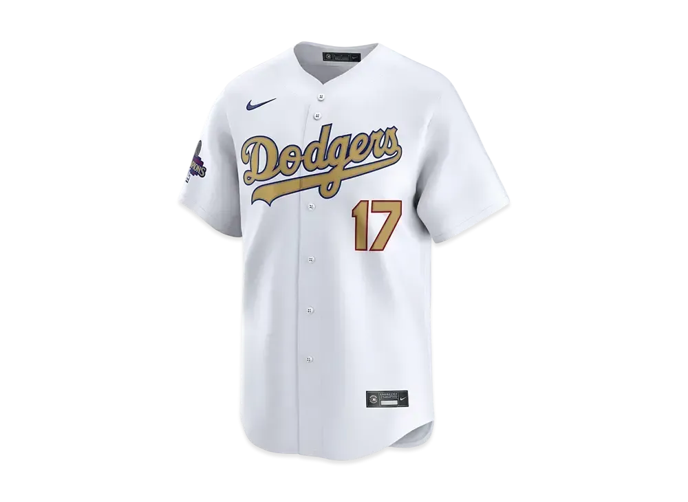 MLB Los Angeles Dodgers 2025 Gold Collection Men's Shohei Ohtani Nike Limited Jersey "White"
