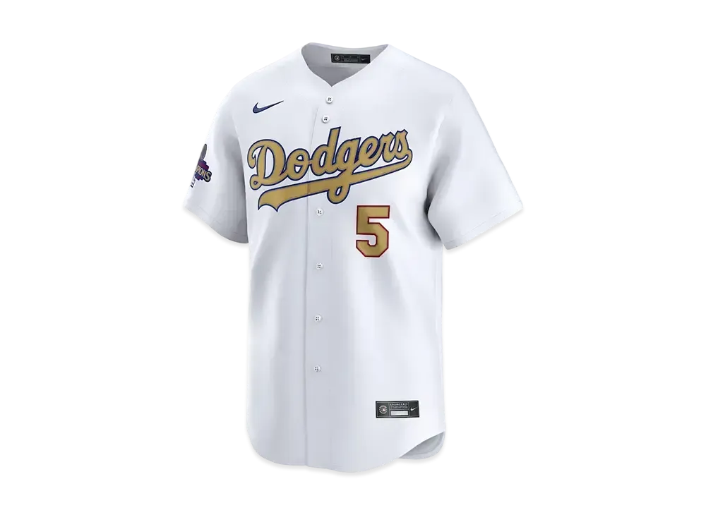 MLB Los Angeles Dodgers 2025 Gold Collection Men's Freddie Freeman Nike Limited Jersey "White"
