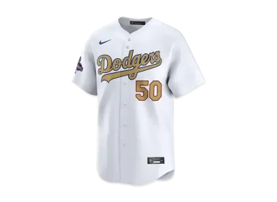 MLB Los Angeles Dodgers 2025 Gold Collection Men's Mookie Betts Nike Limited Jersey "White"