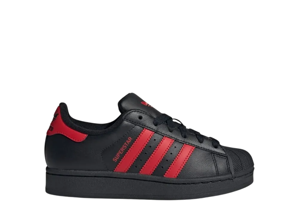 adidas GS Superstar 2 "Core Black/Better Scarlet"