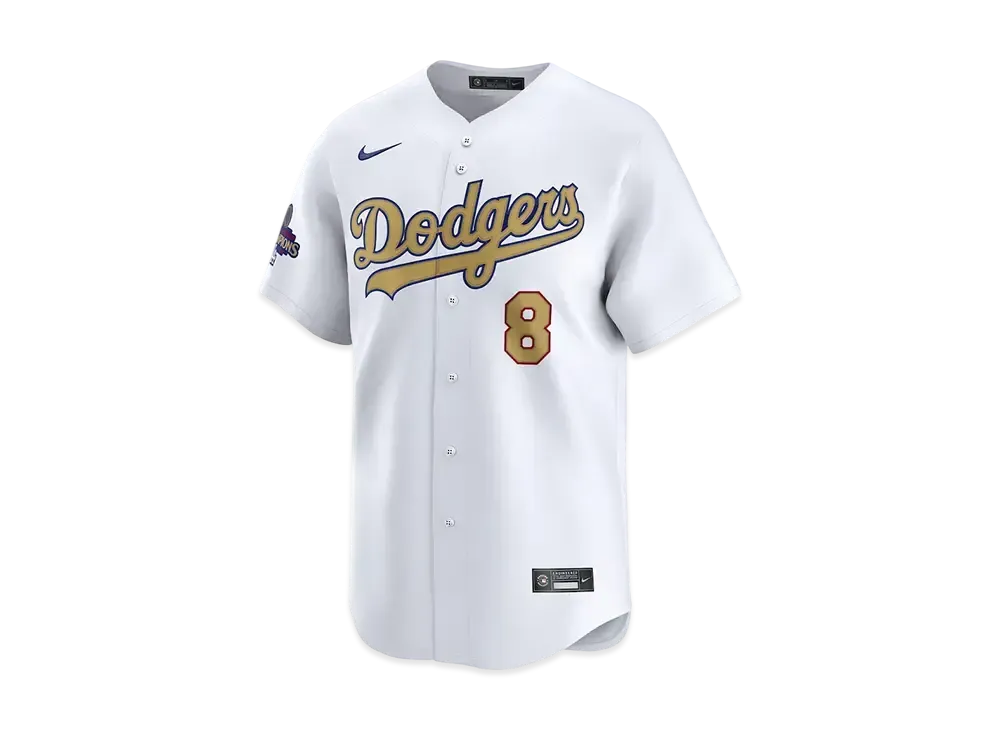 MLB Los Angeles Dodgers 2025 Gold Collection Men's Enrique Hernandez Nike Limited Jersey "White"