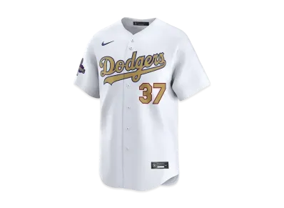 MLB Los Angeles Dodgers 2025 Gold Collection Men's Teoscar Hernandez Nike Limited Jersey "White"
