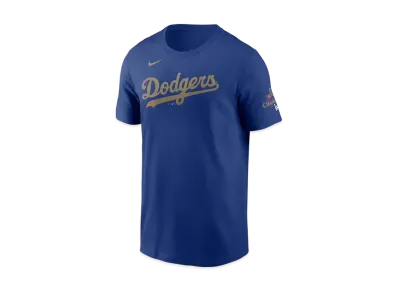 MLB Los Angeles Dodgers 2025 Gold Collection Men's Clayton Kershaw Nike Name & Number T-Shirt "Royal"